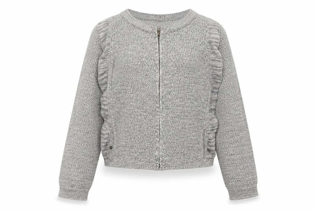 Womens UK Size 14 Marks and Spencer Grey Cardigan Jumper