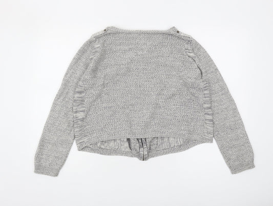 Womens UK Size 14 Marks and Spencer Grey Cardigan Jumper