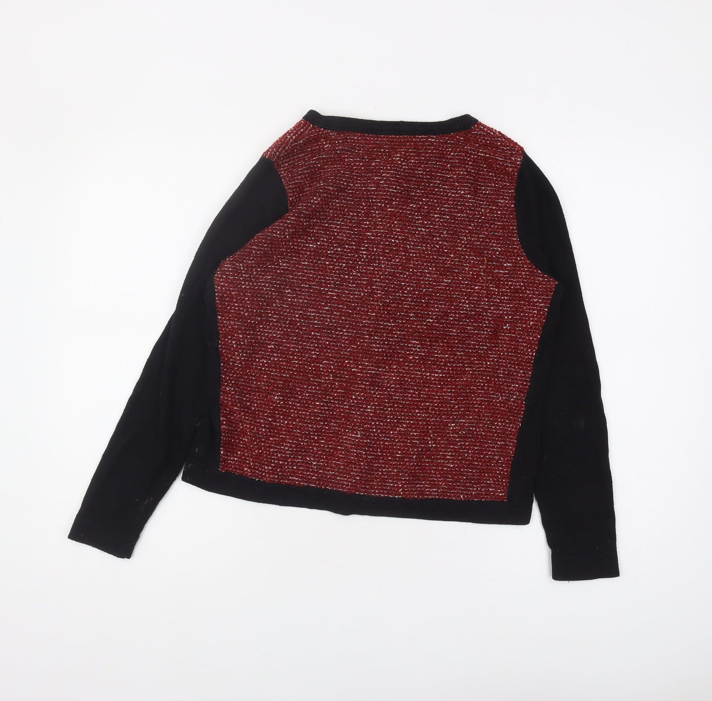 Womens UK Size 14 Marks and Spencer Red Cardigan Jumper