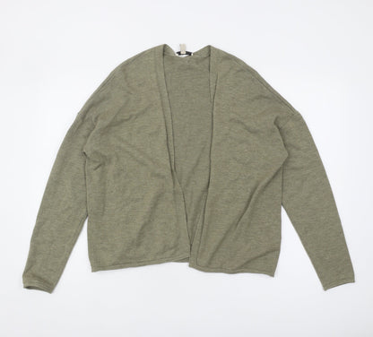 Womens UK Size M EDC Green Cardigan Jumper