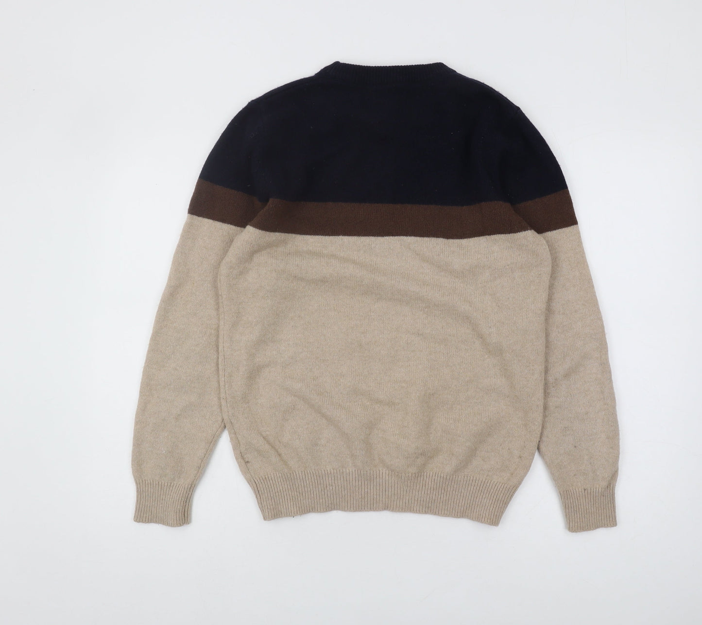 Next Men's Multicoloured Wool Pullover Jumper M