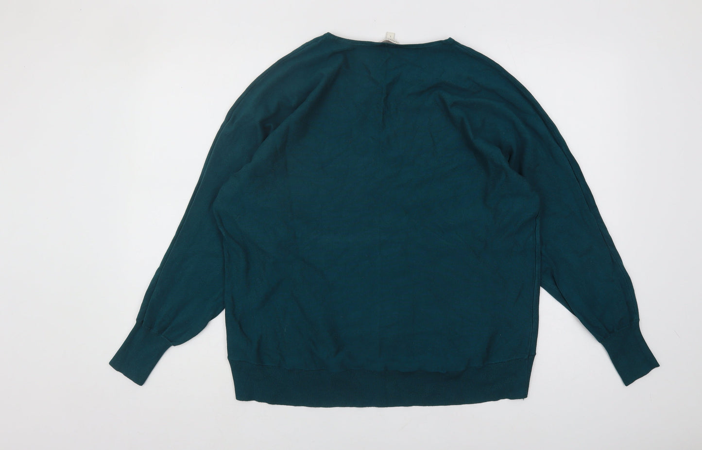 Womens UK Size L Monsoon Green Pullover Jumper