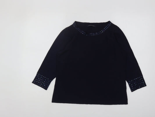 Womens UK Size M Windsmoor Blue Pullover Jumper