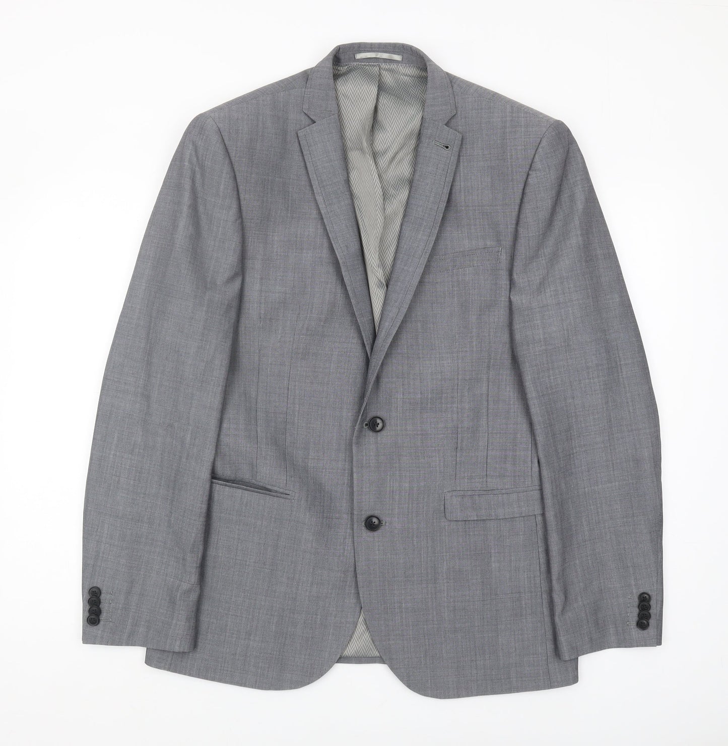 Mens UK Size 40 NEXT Regular Grey Suit Jacket