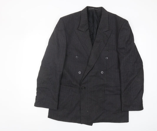 Mens UK Size 38 Burton Regular Black Suit Jacket