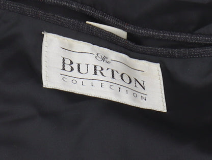 Mens UK Size 38 Burton Regular Black Suit Jacket