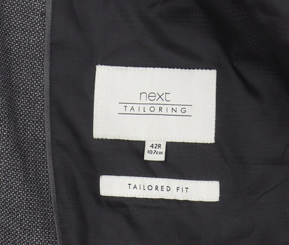 Mens UK Size 42 NEXT Regular Grey Suit Jacket
