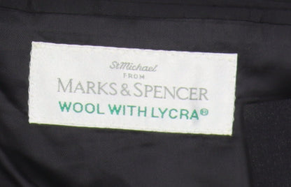 Mens UK Size 40 Marks and Spencer Regular Black Suit Jacket