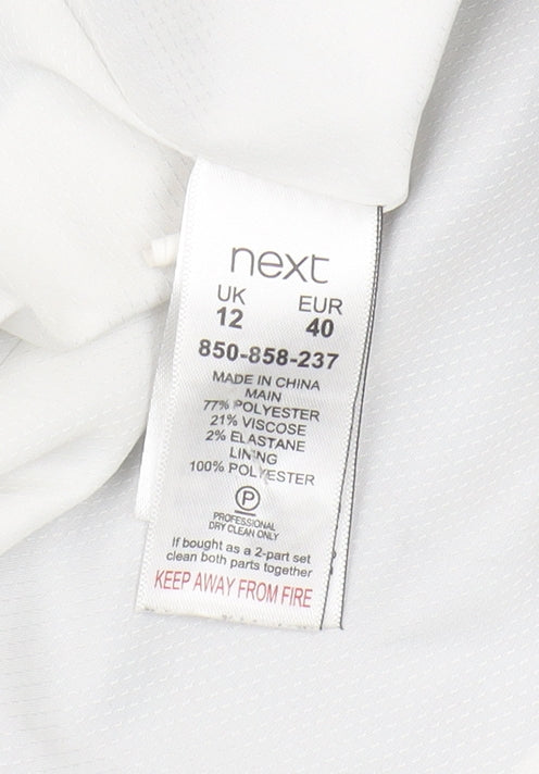 Next Women's Black Suit Jacket Size 12