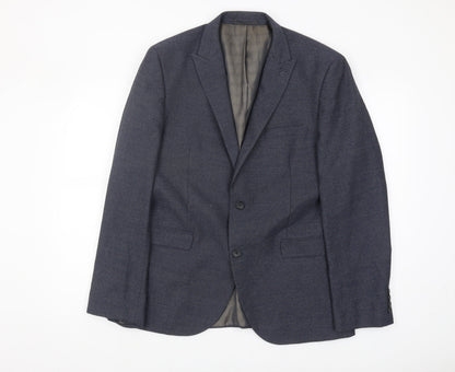 Mens UK Size 42 NEXT Regular Blue Suit Jacket