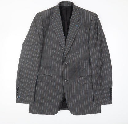 Mens UK Size 40 Gibson Regular Grey Suit Jacket