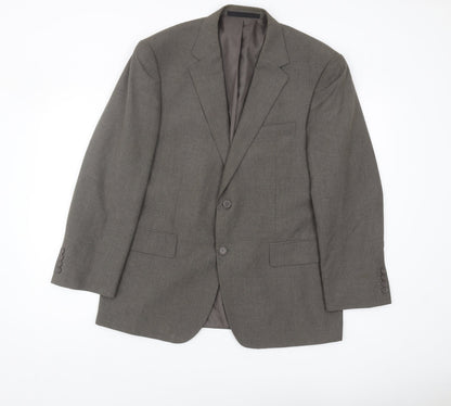 Mens UK Size 40 Marks and Spencer Regular Beige Suit Jacket
