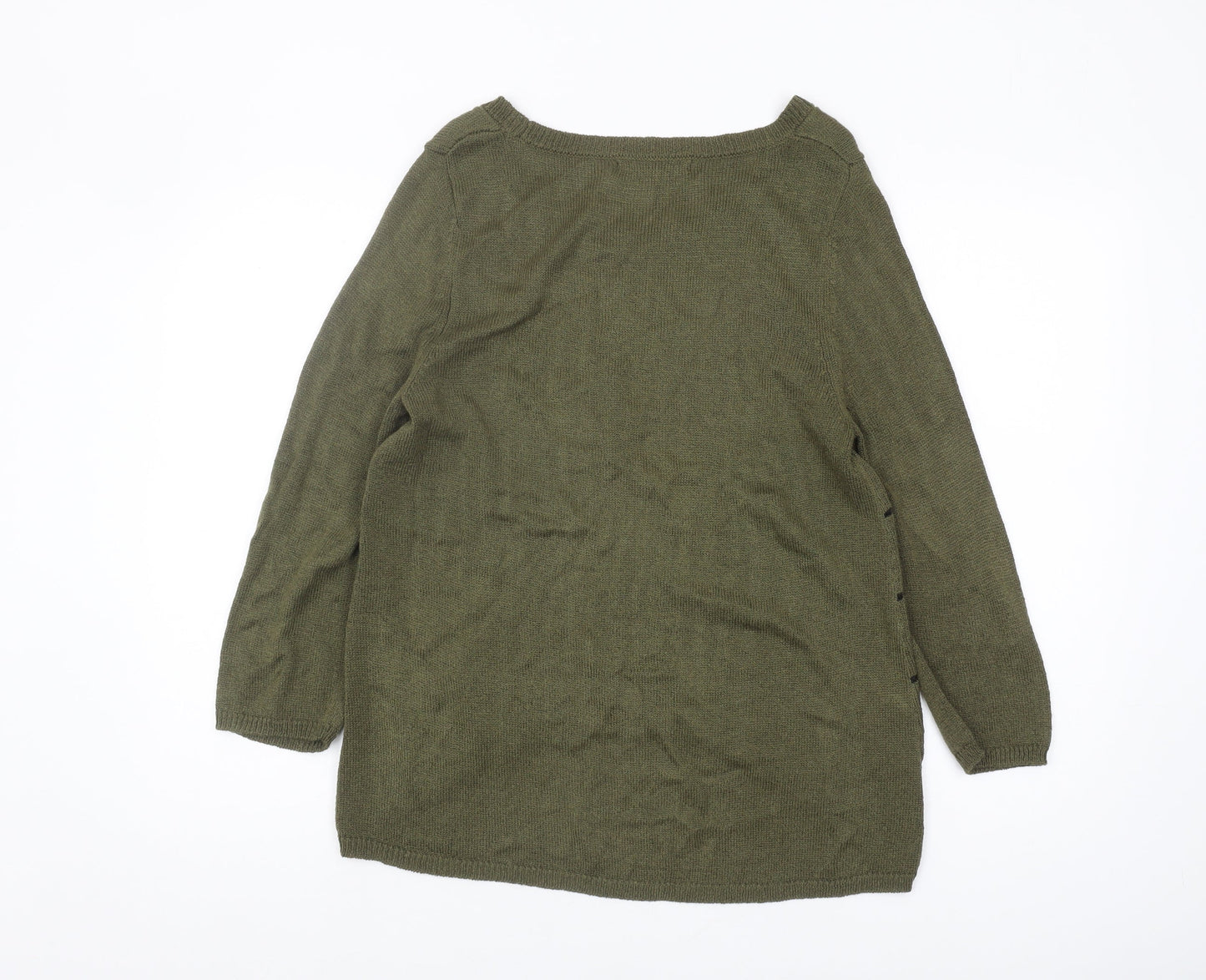 Womens UK Size 14 NEXT Green Jumper Jumper