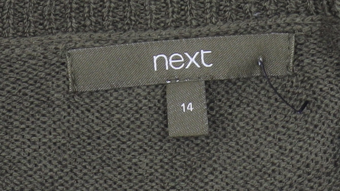 Womens UK Size 14 NEXT Green Jumper Jumper