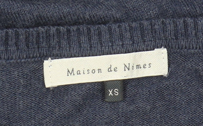 Womens UK Size XS Maison de Nimes Blue Pullover Jumper