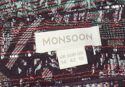Monsoon Women's Geometric Pencil Skirt Size 14