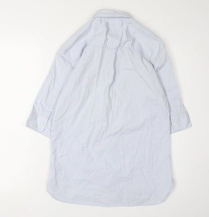 AllSaints Men's Blue XS 3/4 Sleeve Shirt