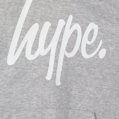 Hype Boys Grey Hoodie - 11-12 Years, Pullover Style