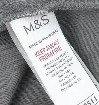 Marks and Spencer Boys Multicoloured Hoodie, 13-14 Years, Pullover