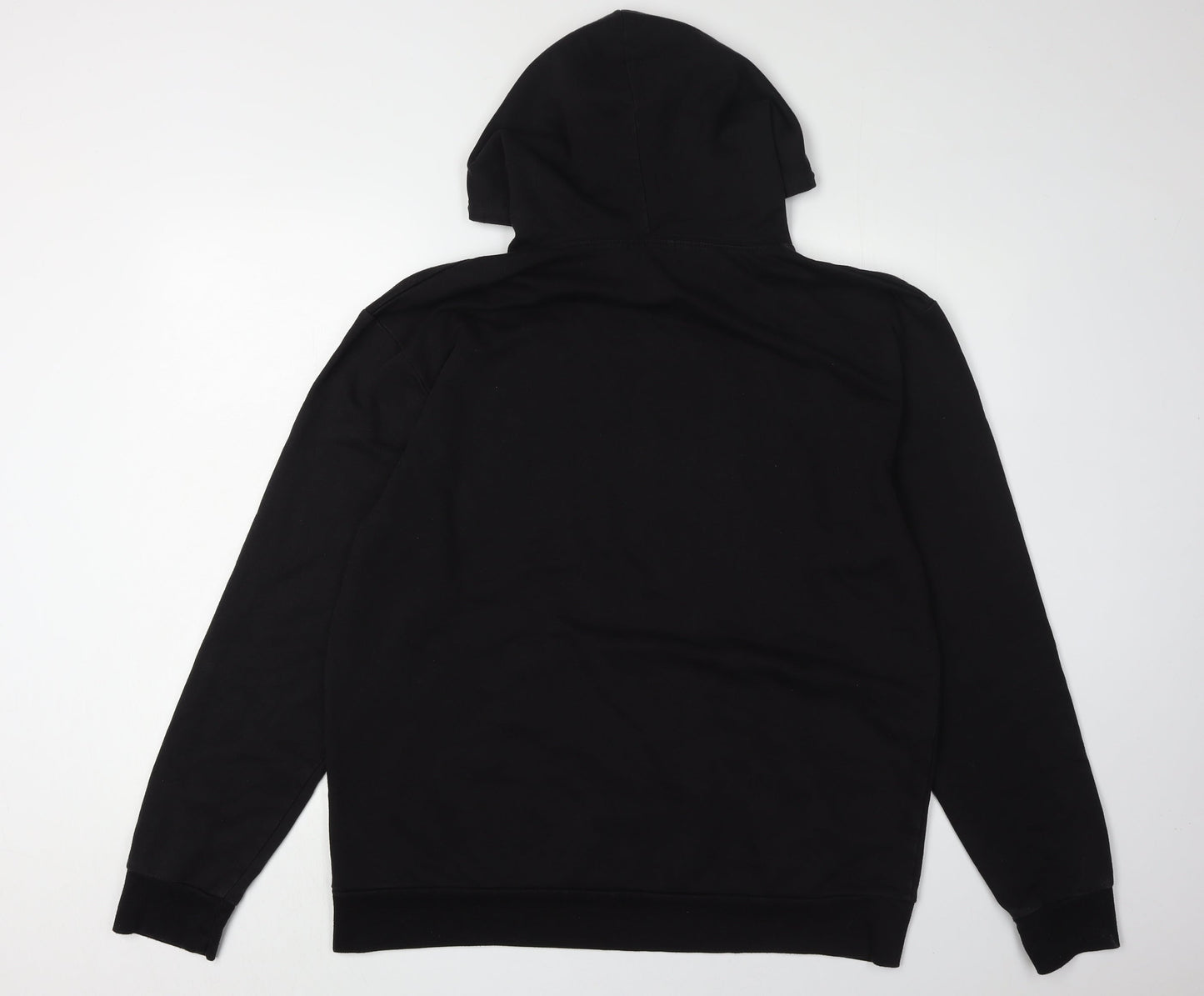 PrettyLittleThing Women's Black Pullover Hoodie M