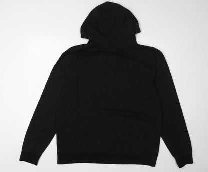 PrettyLittleThing Women's Black Pullover Hoodie M