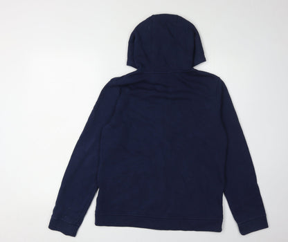 Nike Boys Blue Full Zip Hoodie XL with Pockets