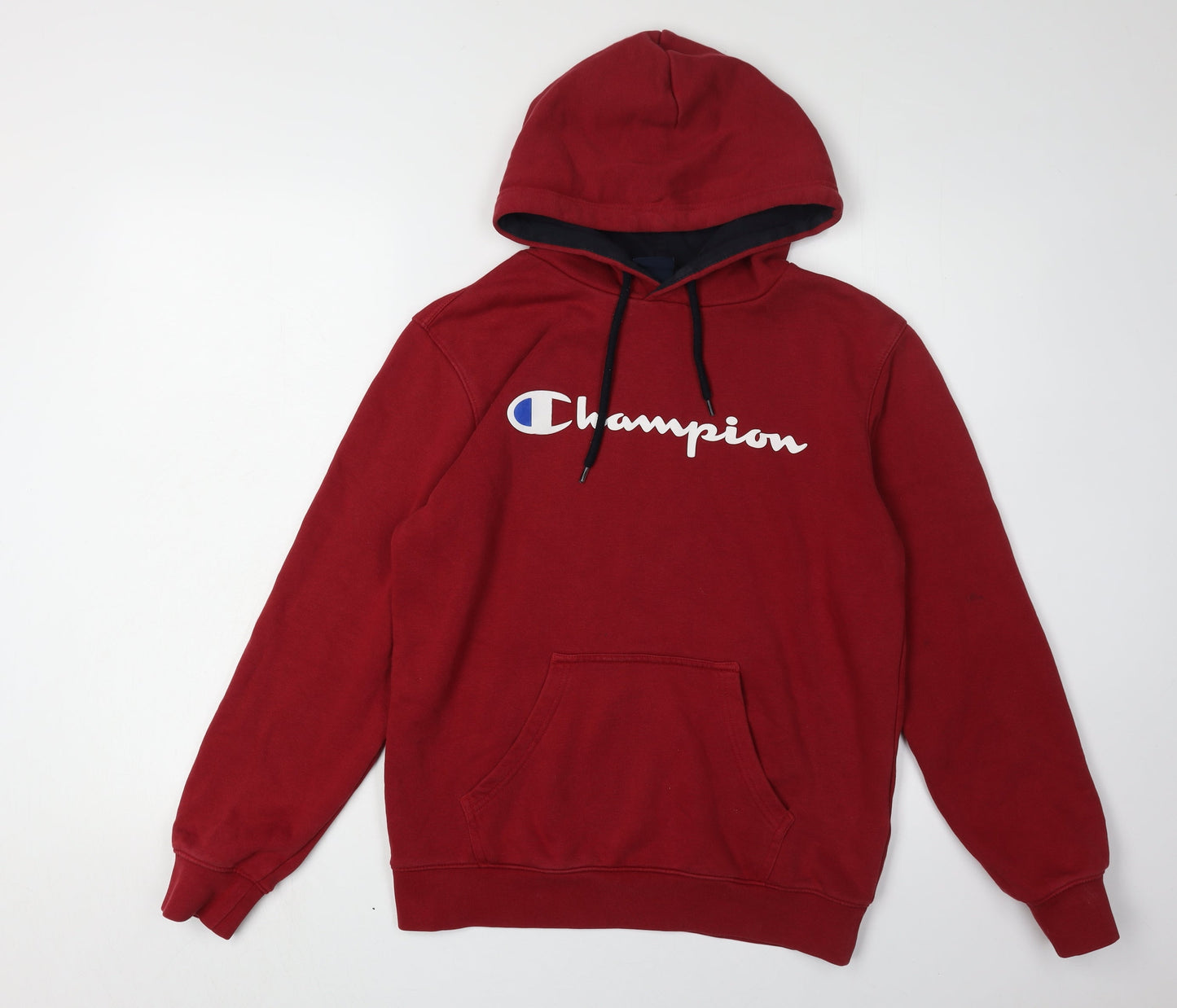 Mens UK Size S Champion Red Pullover Hoodie