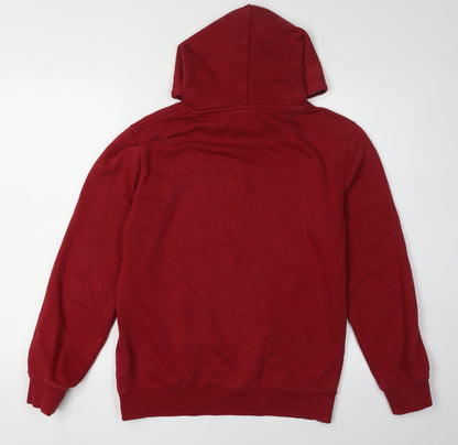 Mens UK Size S Champion Red Pullover Hoodie