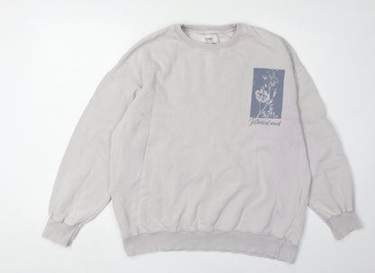 Mens UK Size M Pull & Bear Grey  Sweatshirt