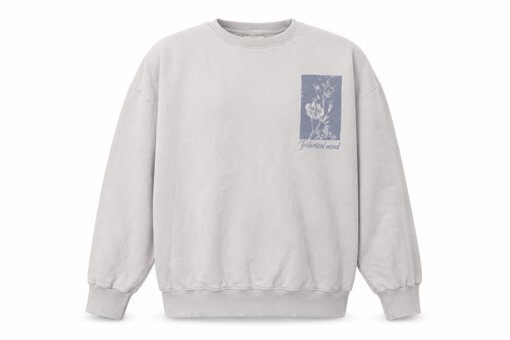 Mens UK Size M Pull & Bear Grey  Sweatshirt