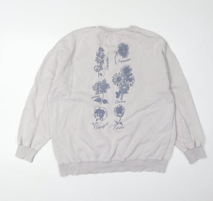 Mens UK Size M Pull & Bear Grey  Sweatshirt