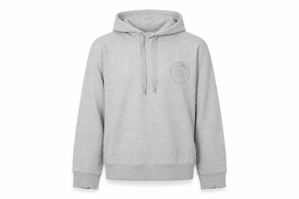 Mens UK Size M Diesel Grey Pullover Hoodie