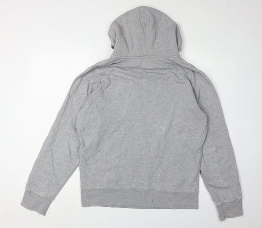 Mens UK Size M Diesel Grey Pullover Hoodie