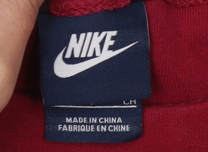 Nike Women's Red Pullover Sweatshirt L