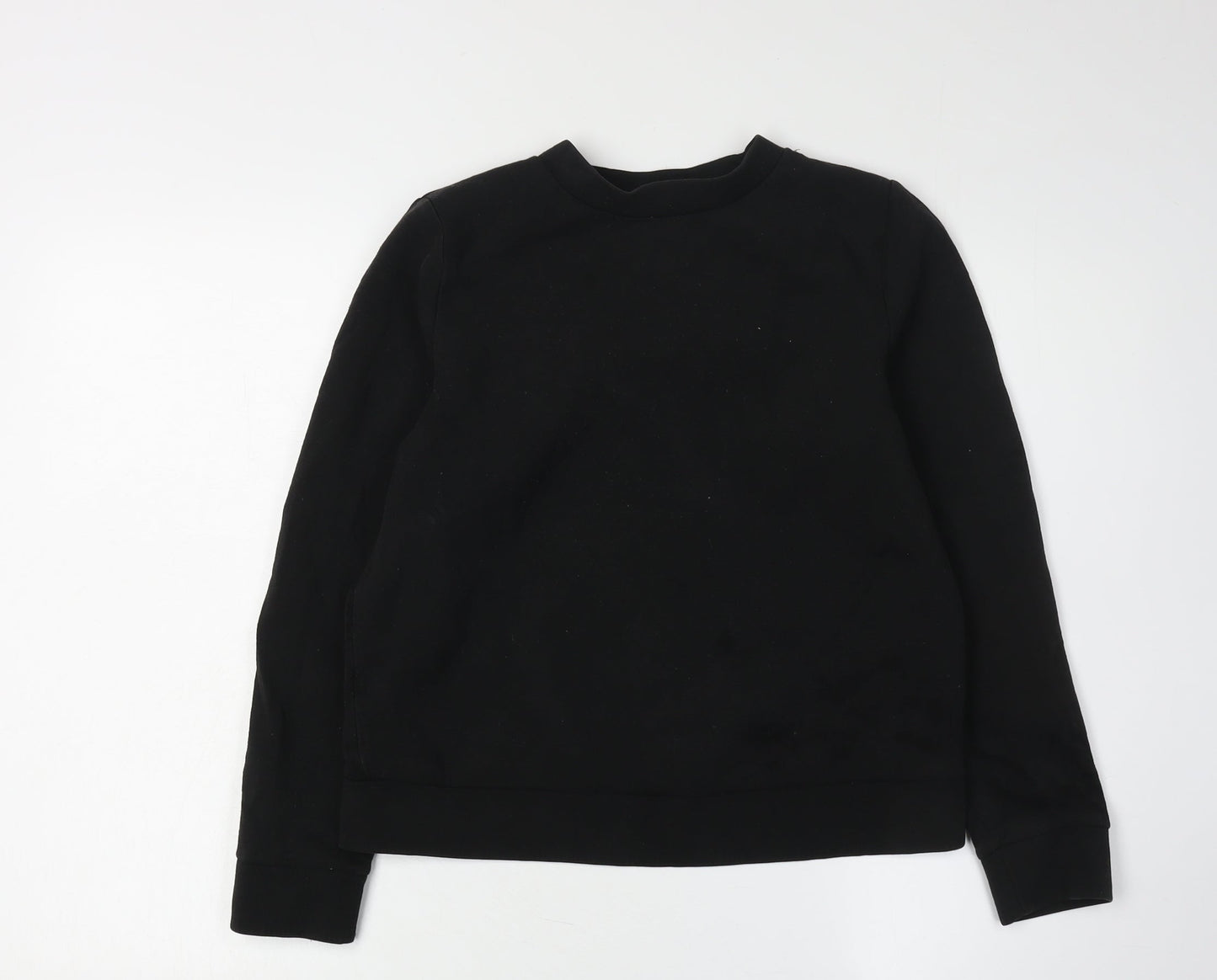 Mango Women's Black Crew Neck Sweatshirt, Size S
