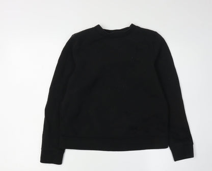 Mango Women's Black Crew Neck Sweatshirt, Size S