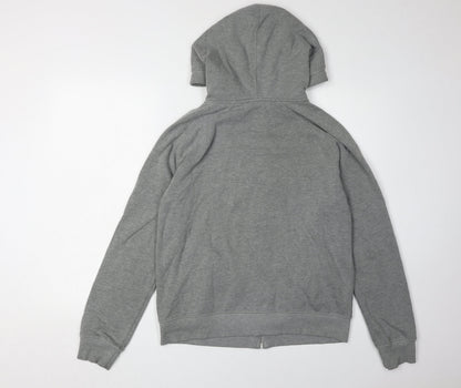 O'Neill Grey Unisex Hoodie M Full Zip Casual