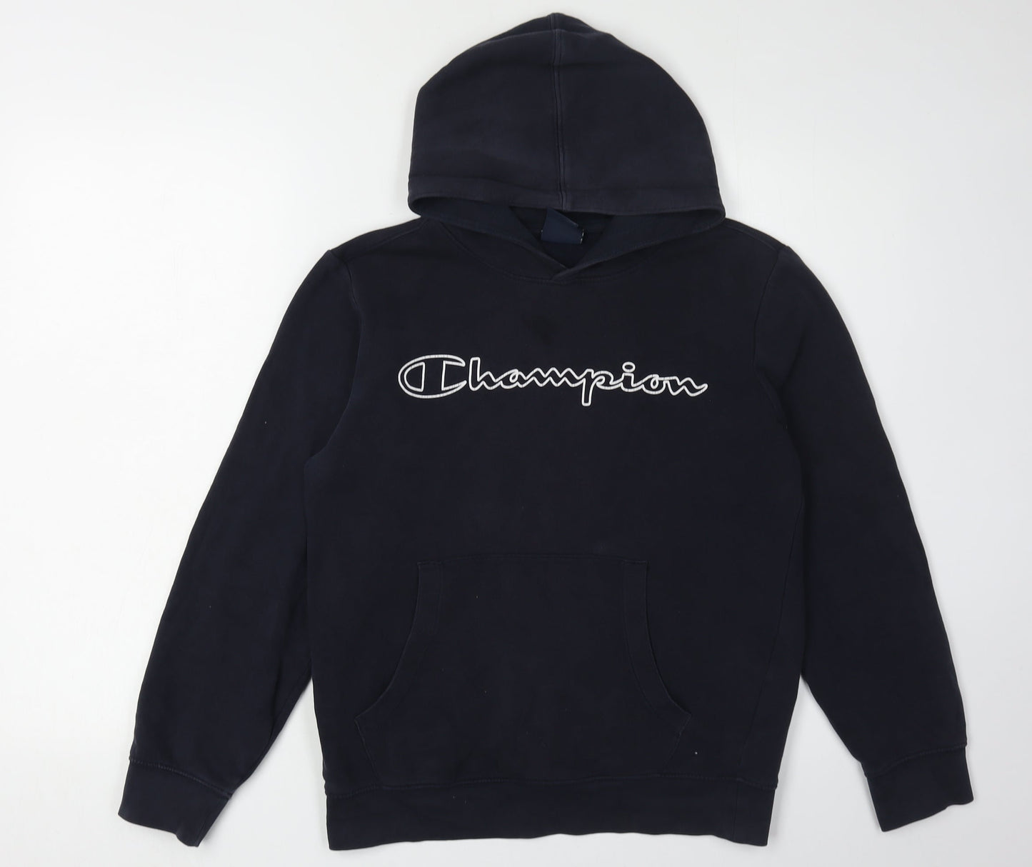 Champion Boys Black Hoodie Pullover, Size 13-14 Years