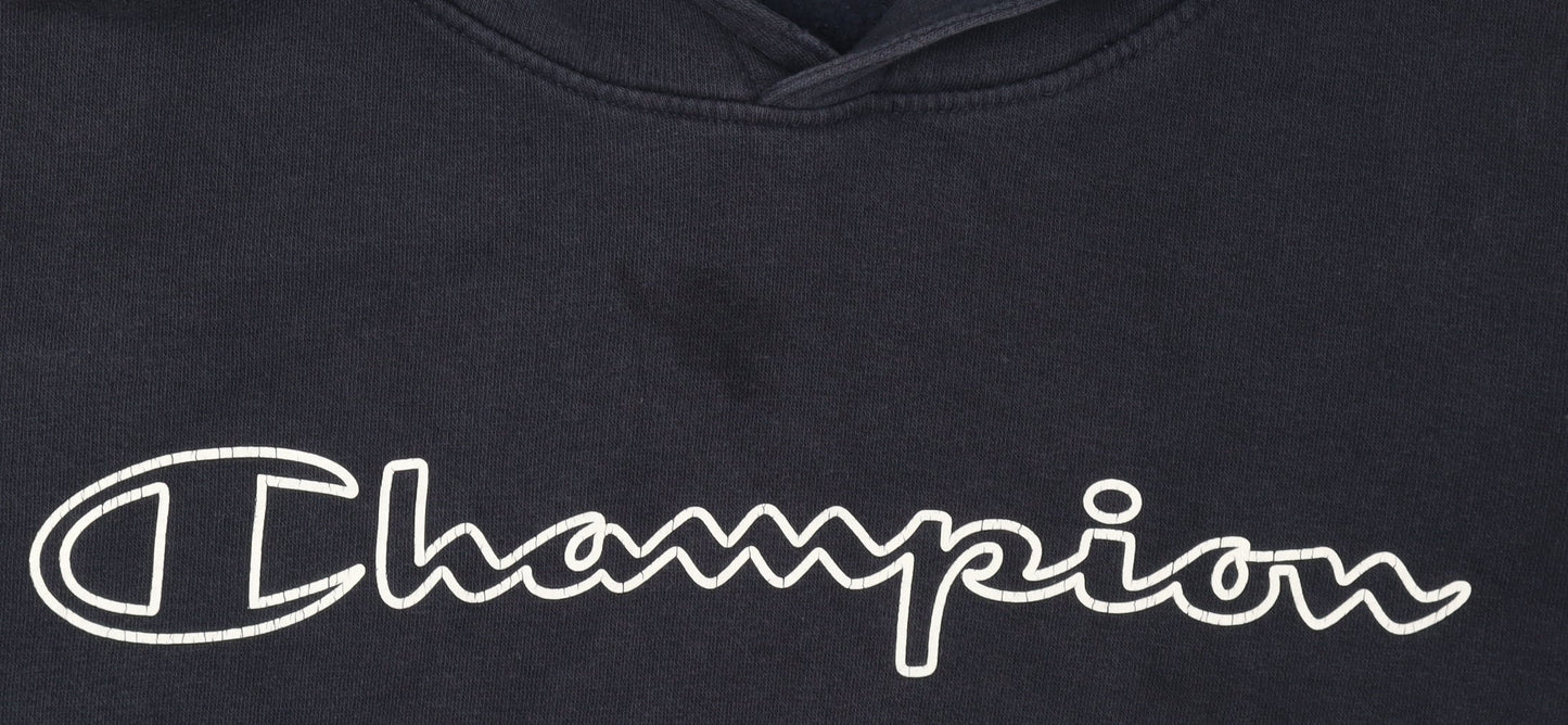 Champion Boys Black Hoodie Pullover, Size 13-14 Years