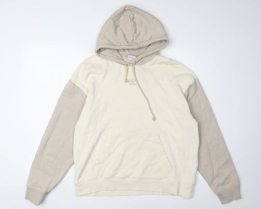 Adidas Women's Beige Hoodie Size 14 Pullover