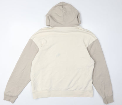 Adidas Women's Beige Hoodie Size 14 Pullover