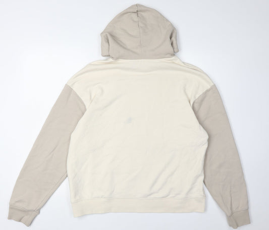 Adidas Women's Beige Hoodie Size 14 Pullover