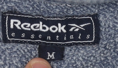 Mens UK Size M Reebok Blue Pullover Sweatshirt