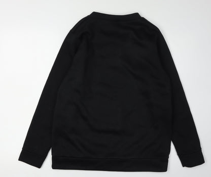 Womens UK Size 10/12 Disney Black Pullover Sweatshirt