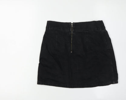 Womens UK Size 8 Topshop Straight & Pencil Denim Skirt