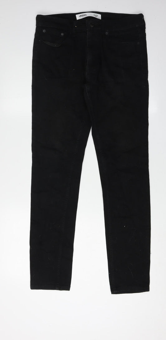 Burton Menswear Super Skinny Black Jeans, Mens 32