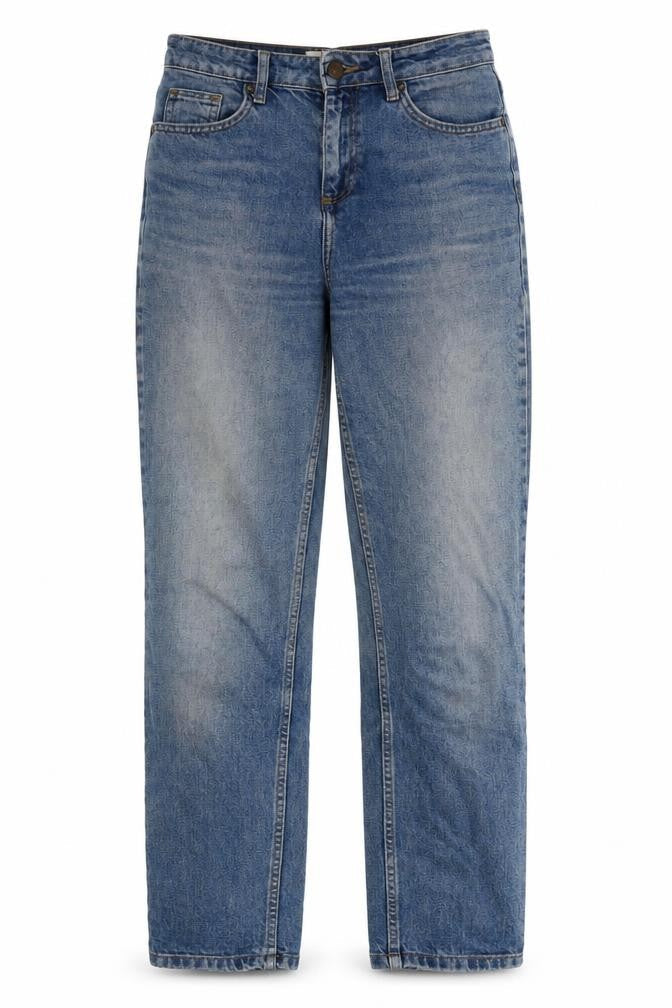 Womens UK Size 8 BDG Regular Fit Straight Blue Jeans