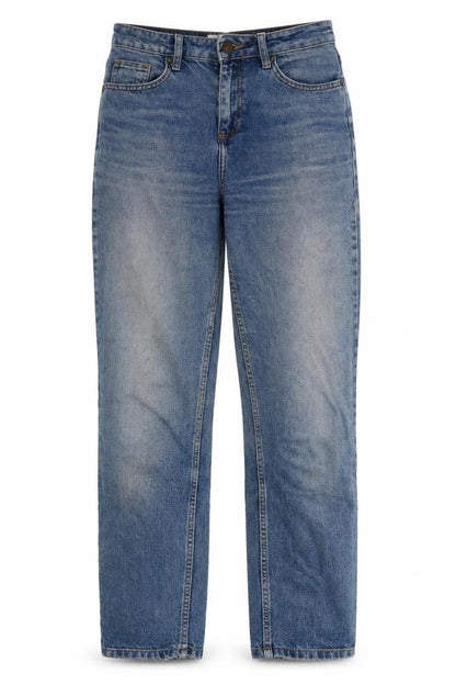 Womens UK Size 8 BDG Regular Fit Straight Blue Jeans