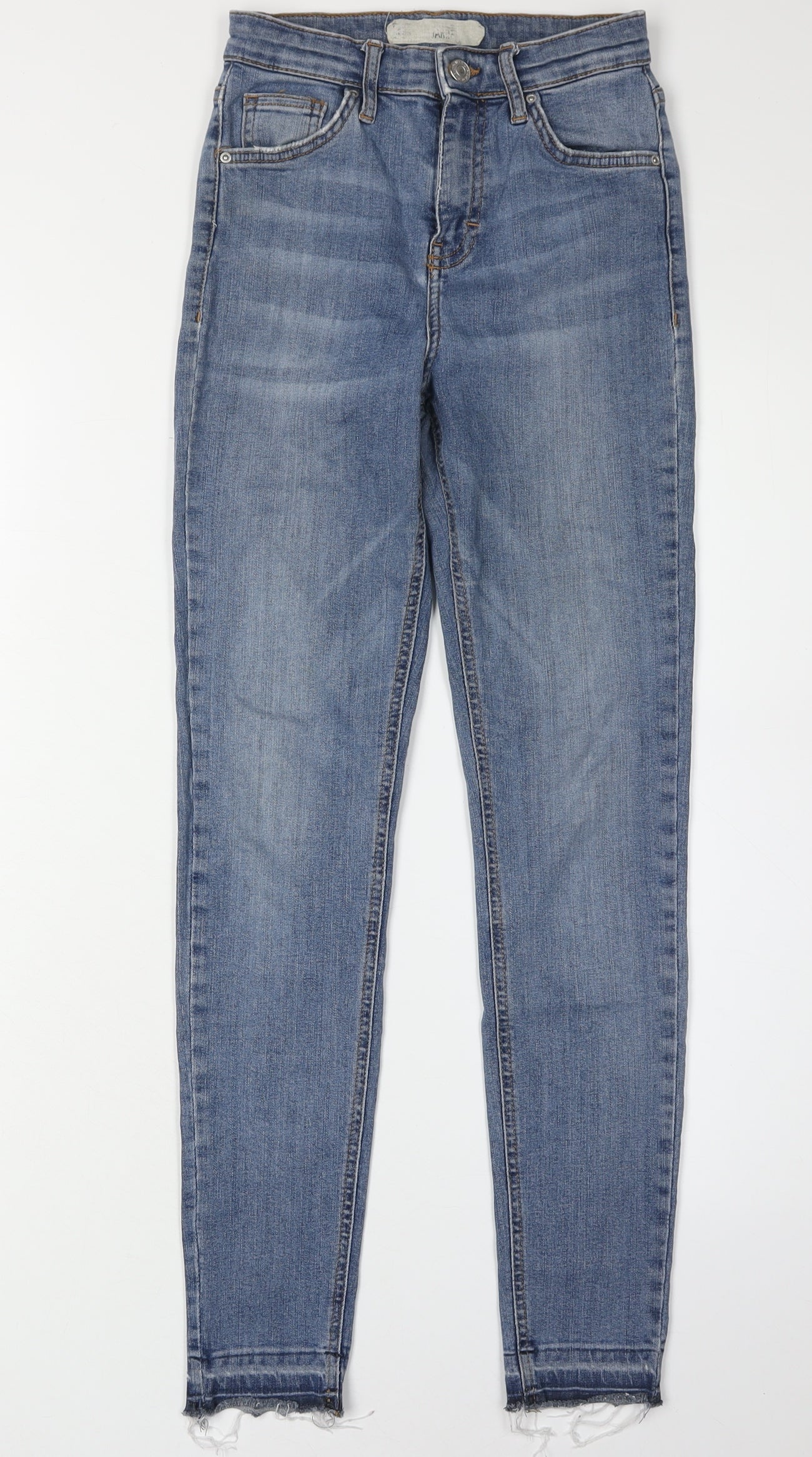 Topshop Women's Blue Skinny Jeans Size 8
