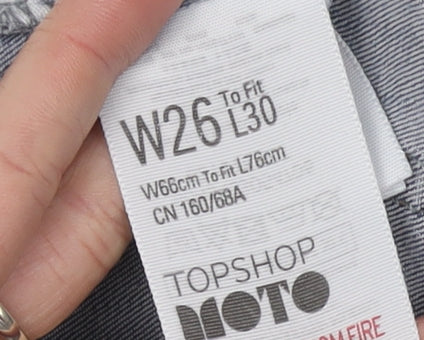 Topshop Women's Blue Skinny Jeans Size 8